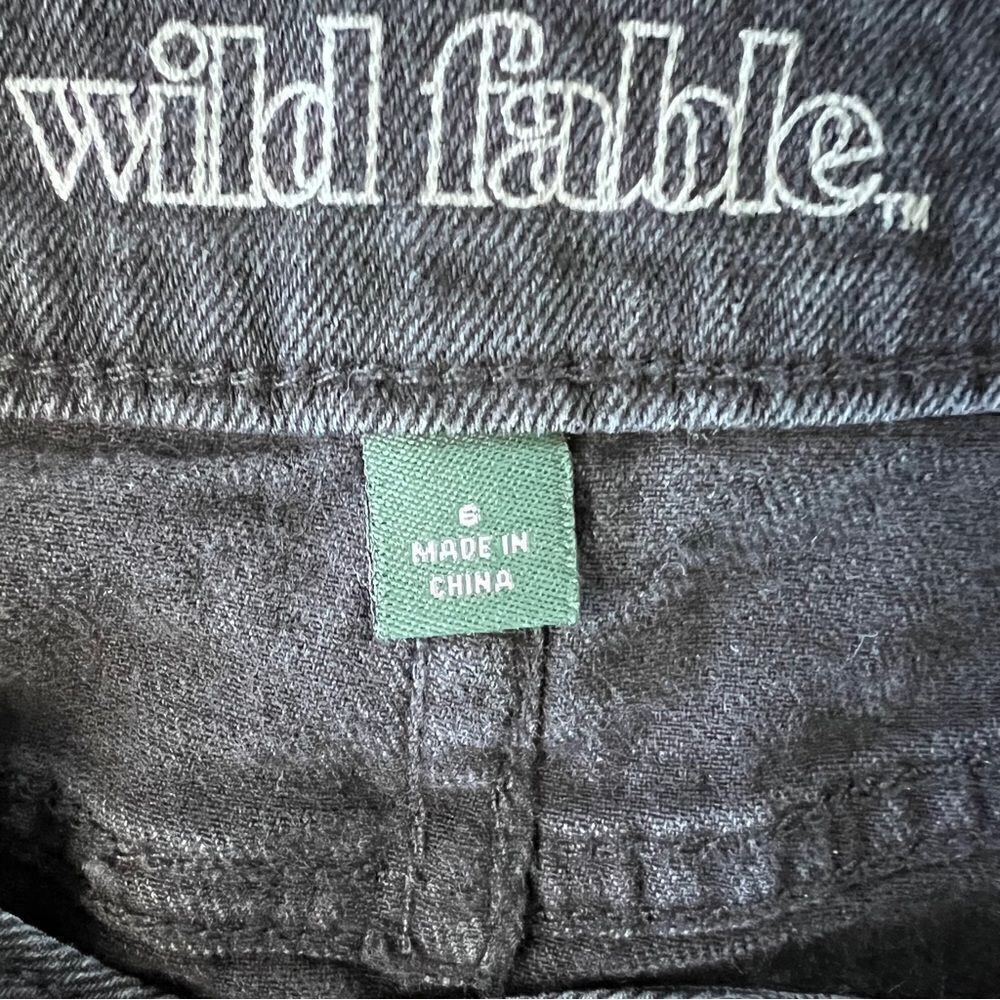 Wild Fable mini jean skirt distressed - Picture 2 of 6